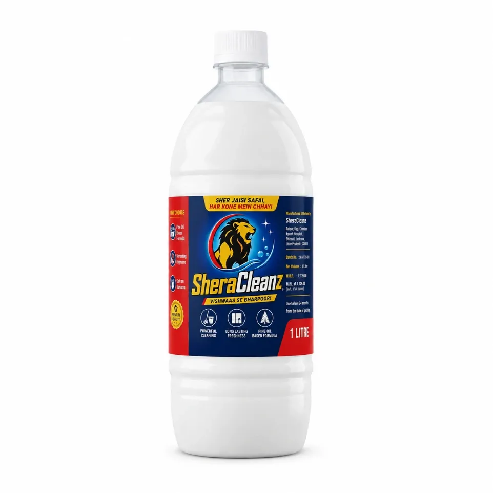 SheraCleanz Pine Based White Phenyl Floor Cleaner 1L