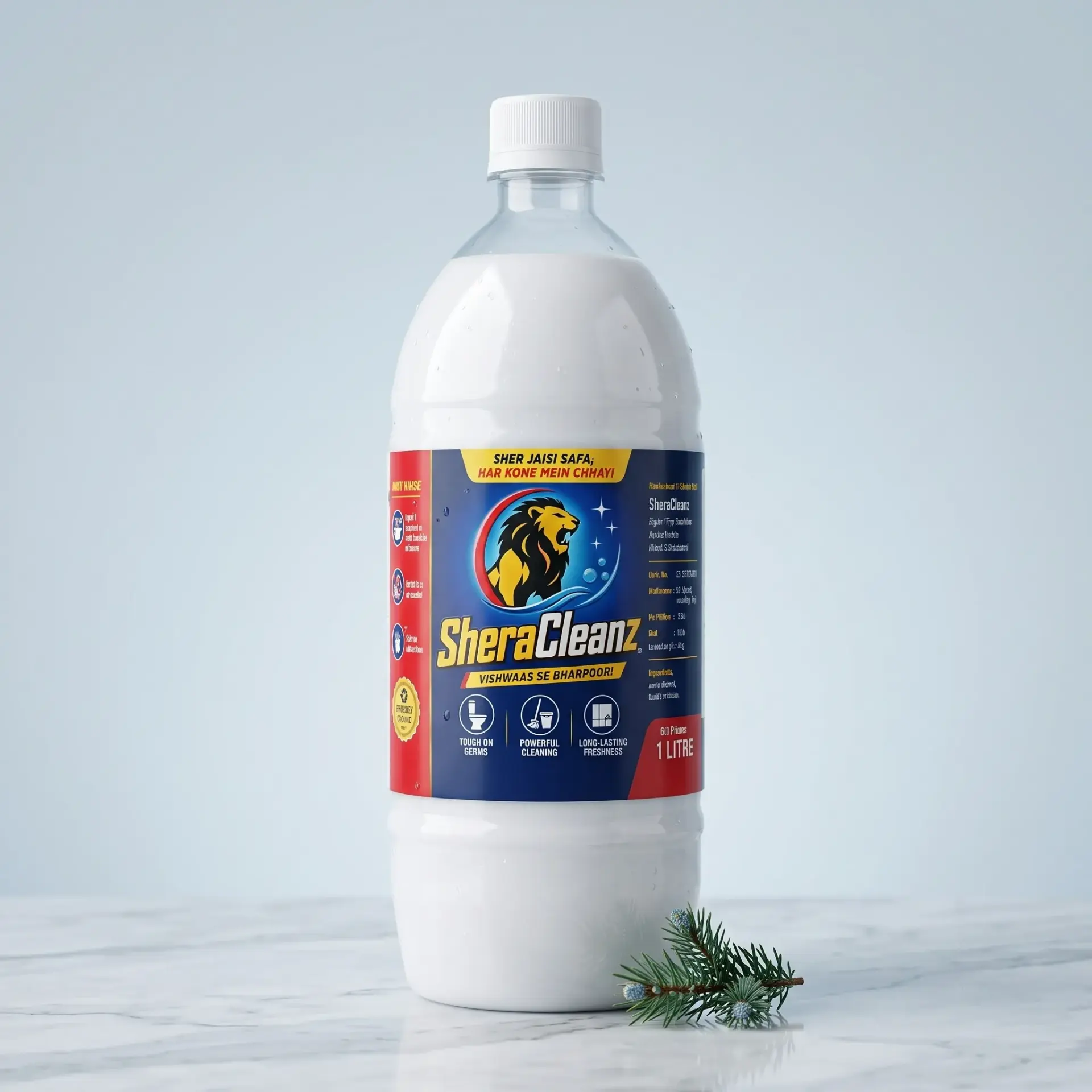 SheraCleanz Pine Based White Phenyle Floor Cleaner